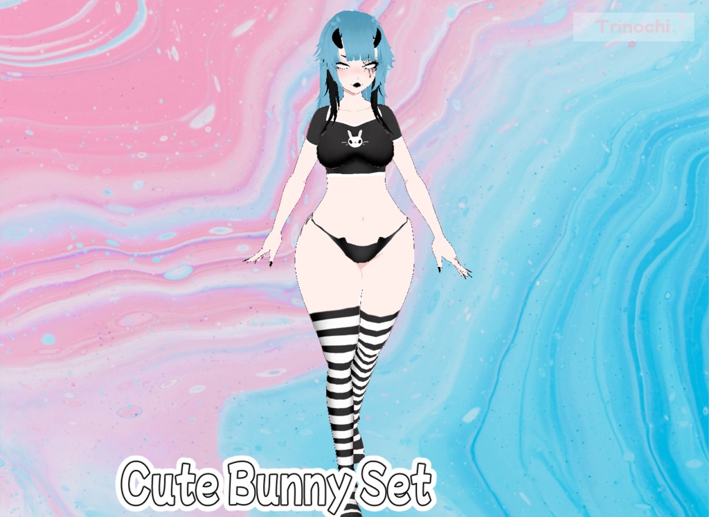 【VRoid】Cute Bunny Set