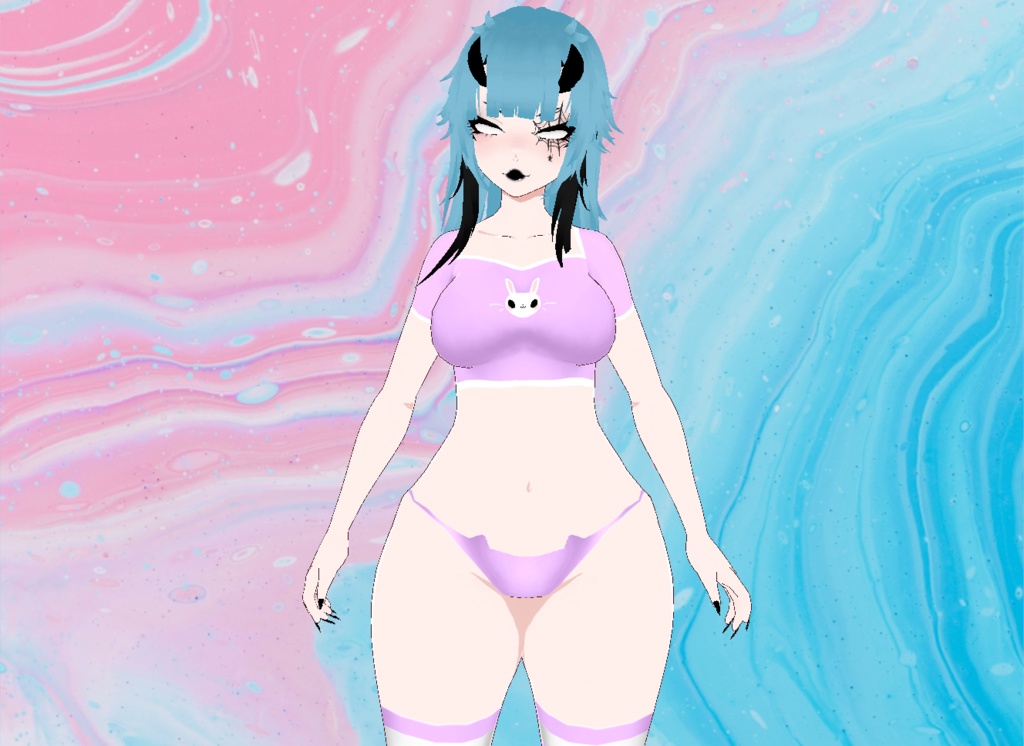 【VRoid】Cute Bunny Set
