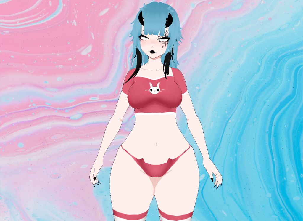 【VRoid】Cute Bunny Set