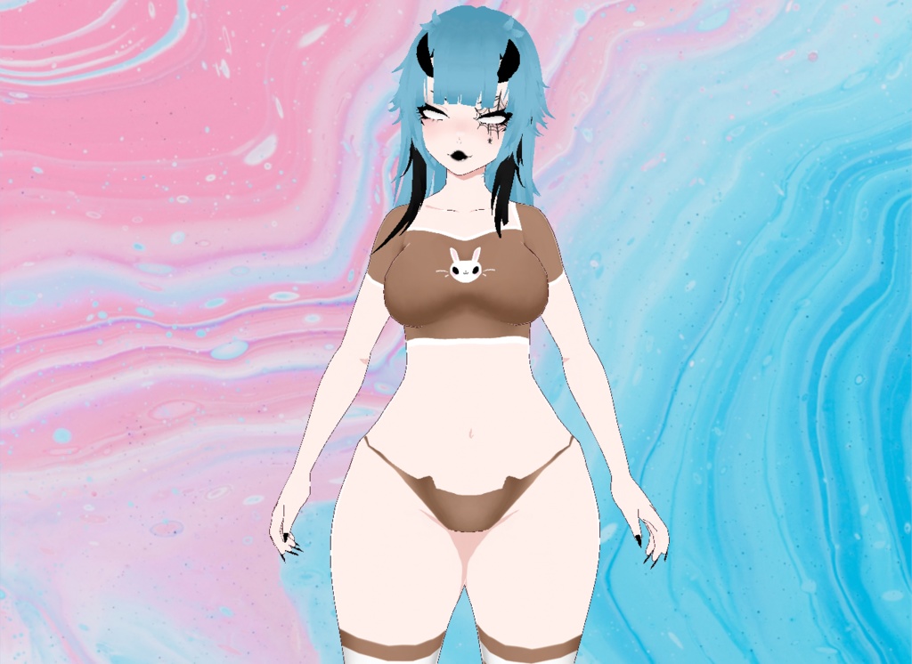 【VRoid】Cute Bunny Set