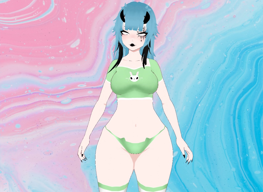 【VRoid】Cute Bunny Set