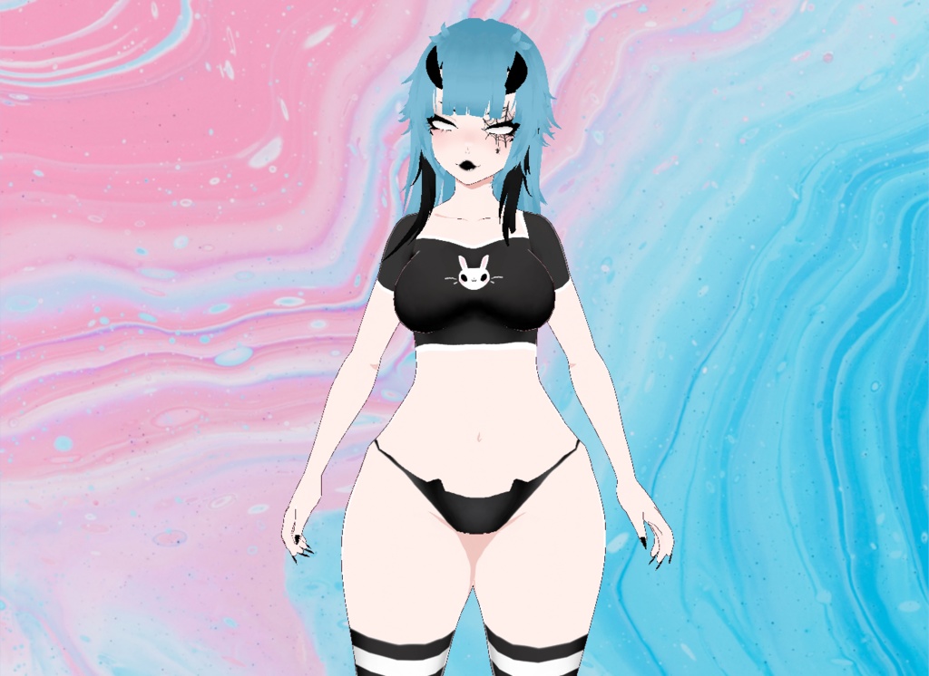 【VRoid】Cute Bunny Set