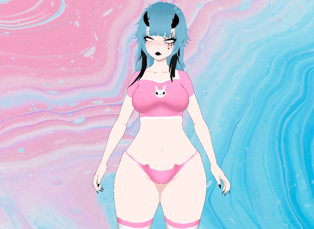 【VRoid】Cute Bunny Set