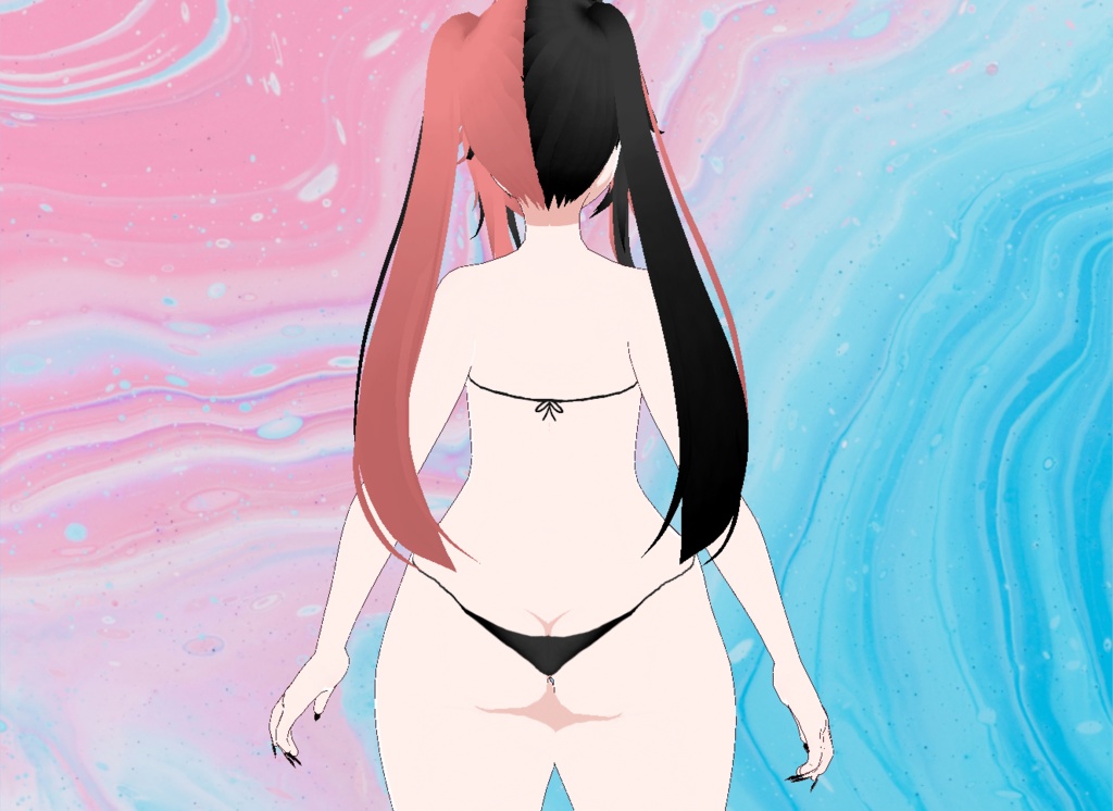 【VRoid】FREE Kitty Paw Lingerie