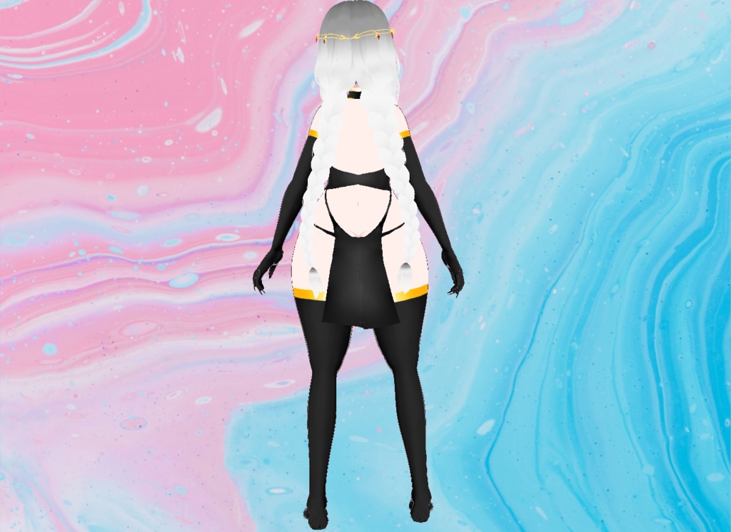 【VRoid】Golden Goddess Outfit