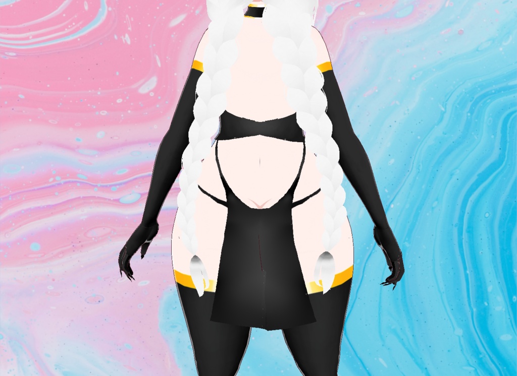 【VRoid】Golden Goddess Outfit