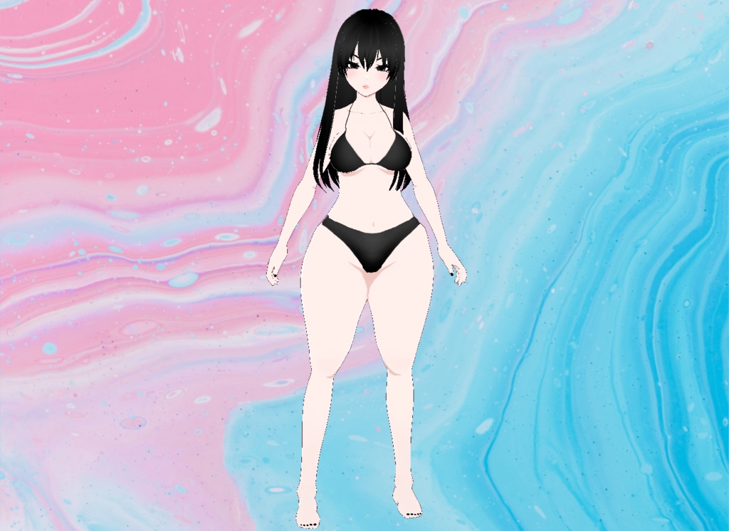 【VRoid】Vroid Curvy Model Base v.2