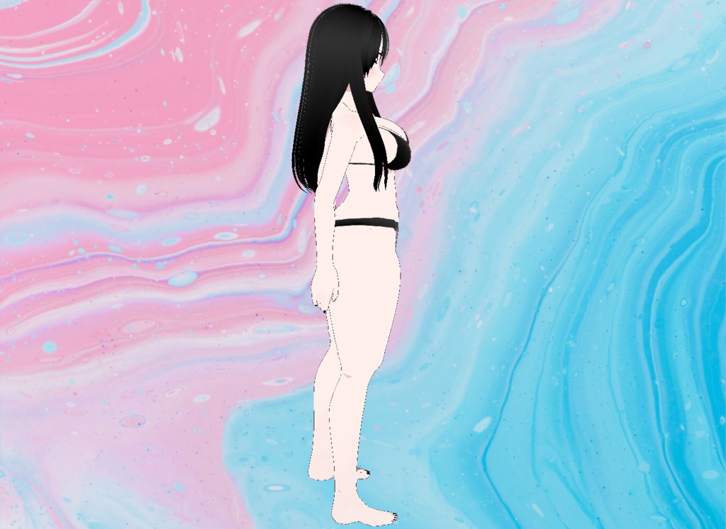 【VRoid】Vroid Curvy Model Base v.2