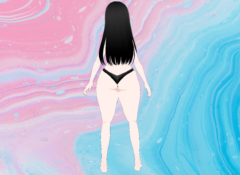 【VRoid】Vroid Curvy Model Base v.2