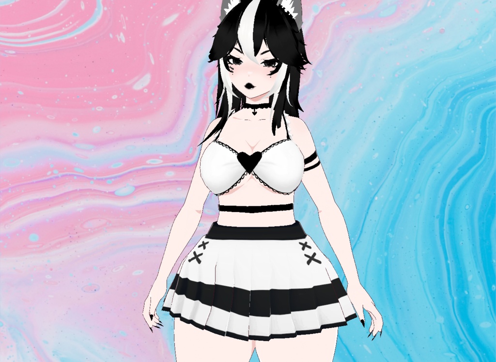 【VRoid】I <3 U Set
