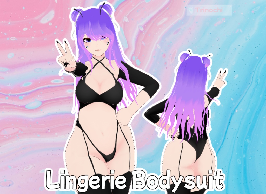 【VRoid】Lingerie Bodysuit