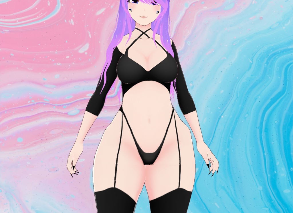 【VRoid】Lingerie Bodysuit