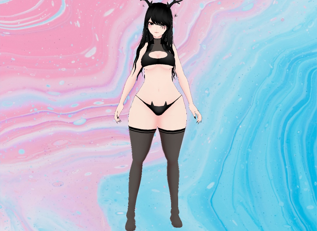 【VRoid】Demon Lingerie