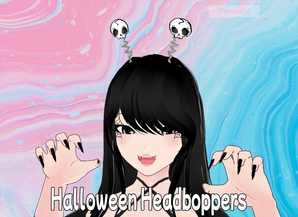 【VRoid】FREE Halloween Headboppers