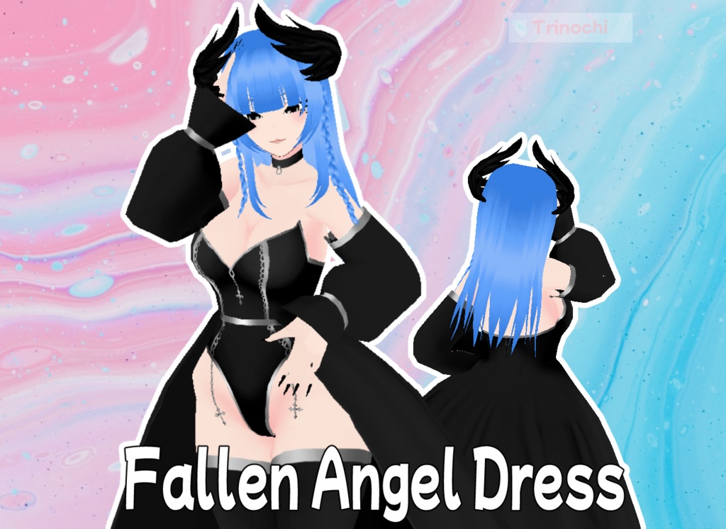 【VRoid】Fallen Angel Dress