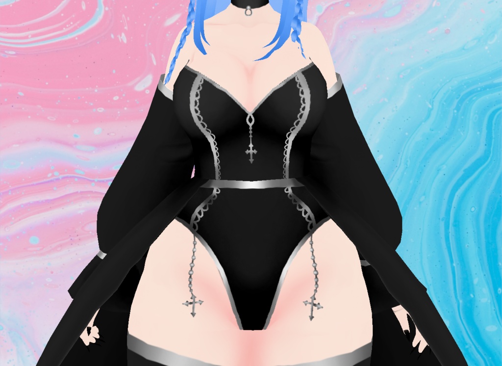 【VRoid】Fallen Angel Dress