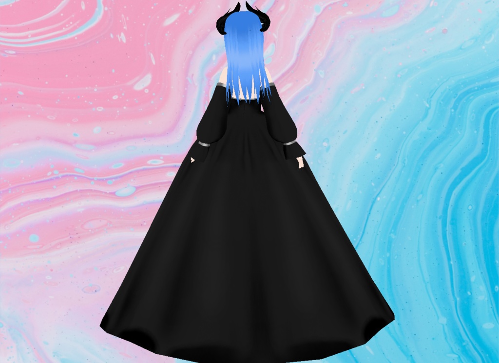 【VRoid】Fallen Angel Dress