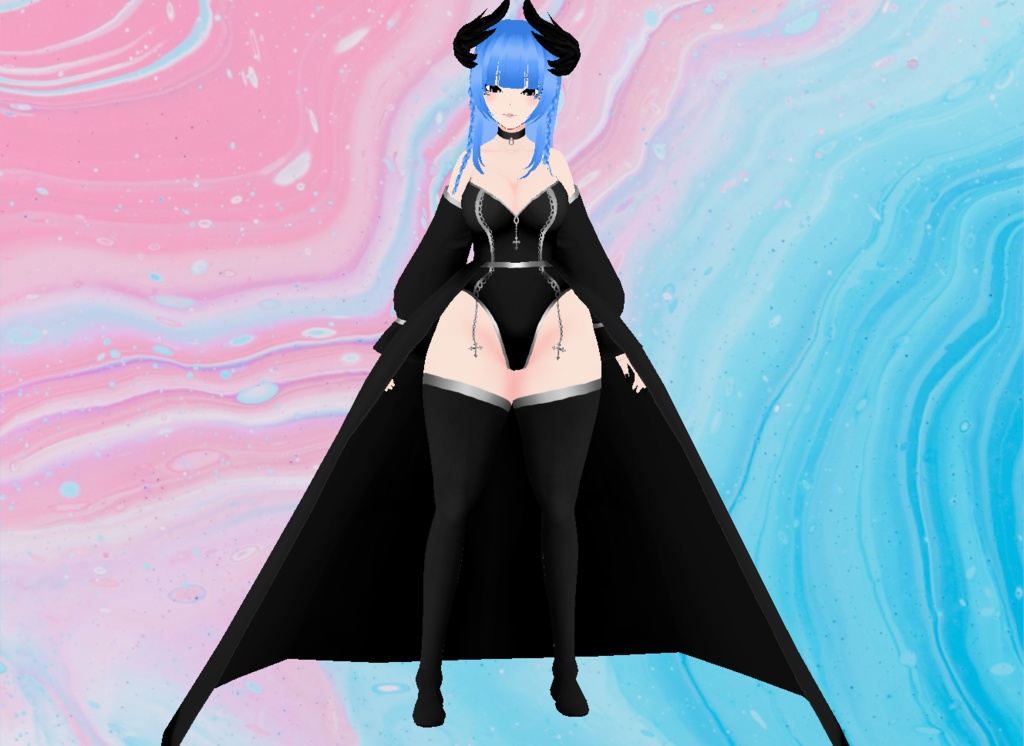 【VRoid】Fallen Angel Dress