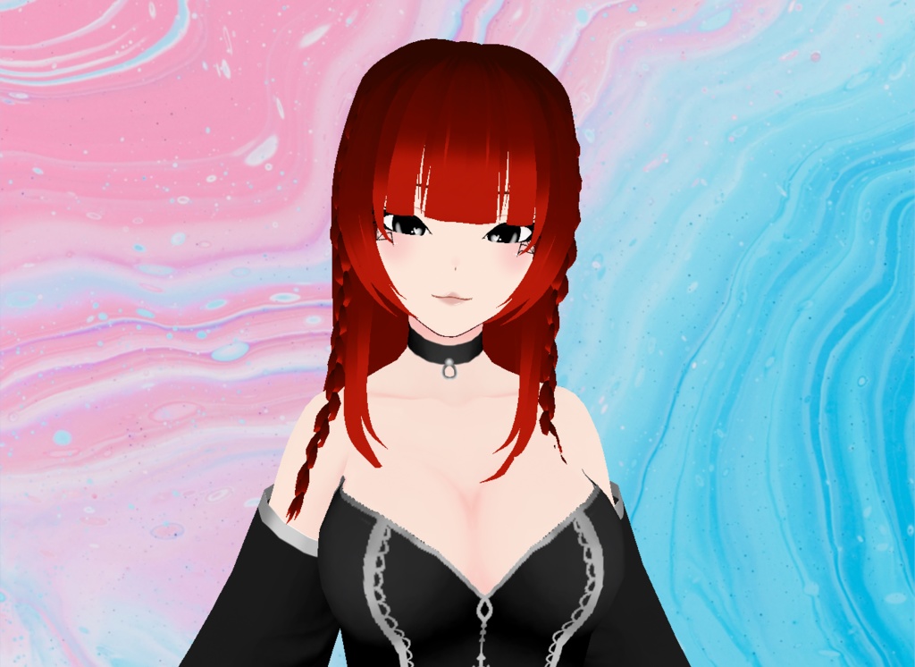 【VRoid】Fallen Angel Hair Preset (5 Colors!)