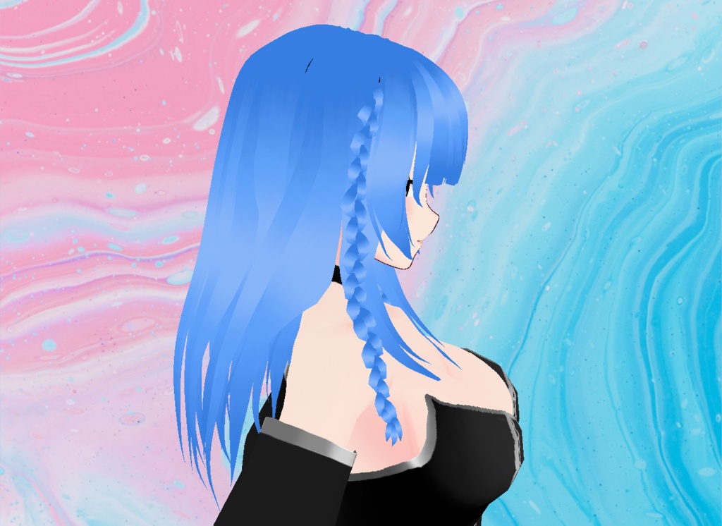 【VRoid】Fallen Angel Hair Preset (5 Colors!)