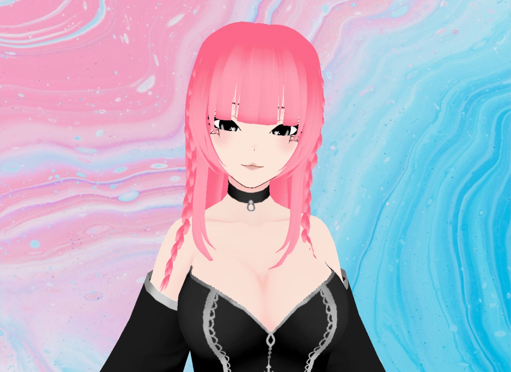 【VRoid】Fallen Angel Hair Preset (5 Colors!)