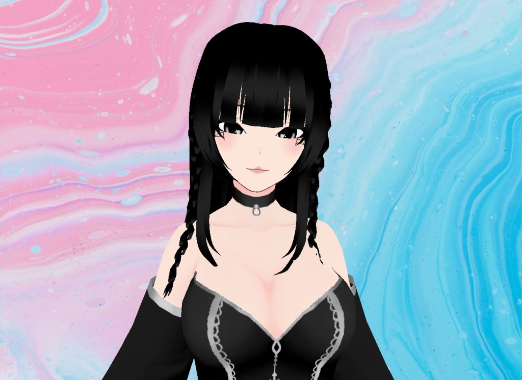 【VRoid】Fallen Angel Hair Preset (5 Colors!)