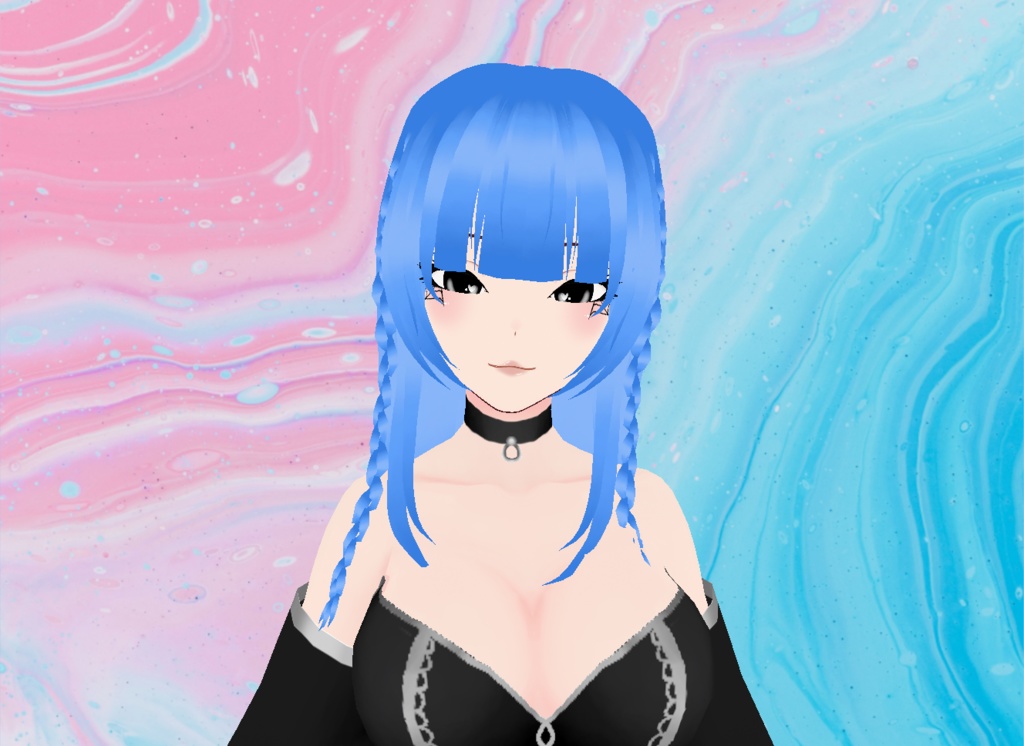 【VRoid】Fallen Angel Hair Preset (5 Colors!)
