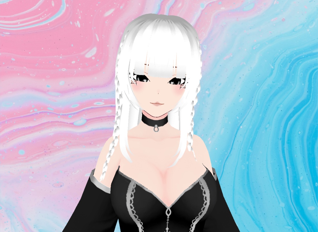 【VRoid】Fallen Angel Hair Preset (5 Colors!)