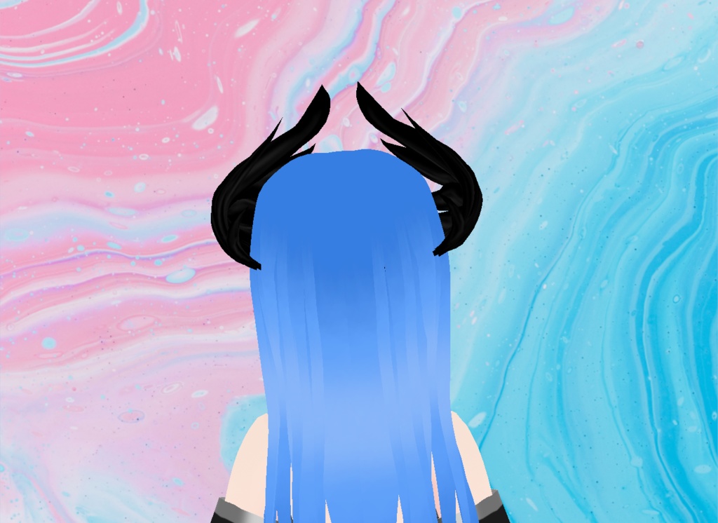 【VRoid】Fallen Angel Head Feathers