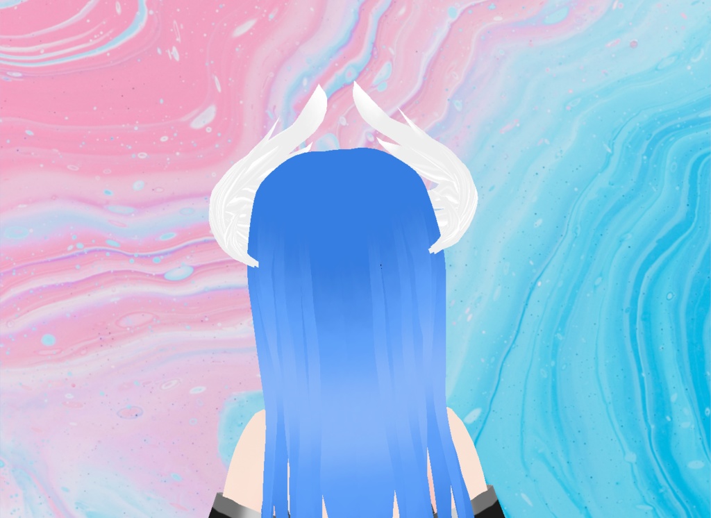 【VRoid】Fallen Angel Head Feathers