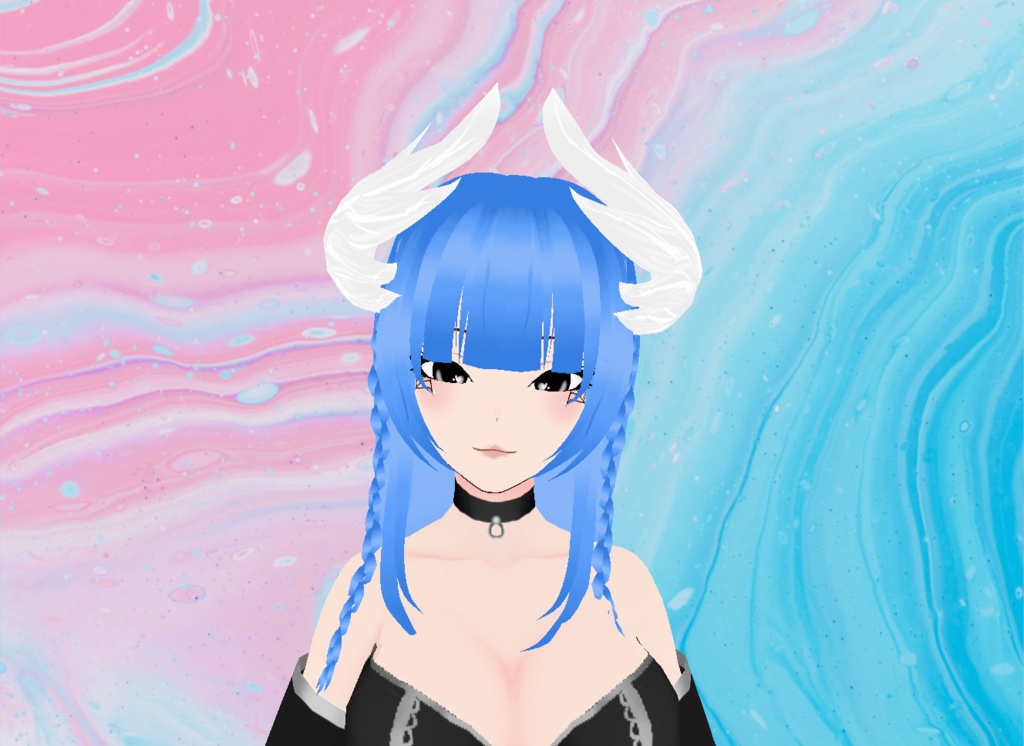 【VRoid】Fallen Angel Head Feathers