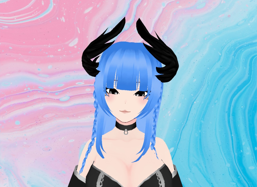 【VRoid】Fallen Angel Head Feathers