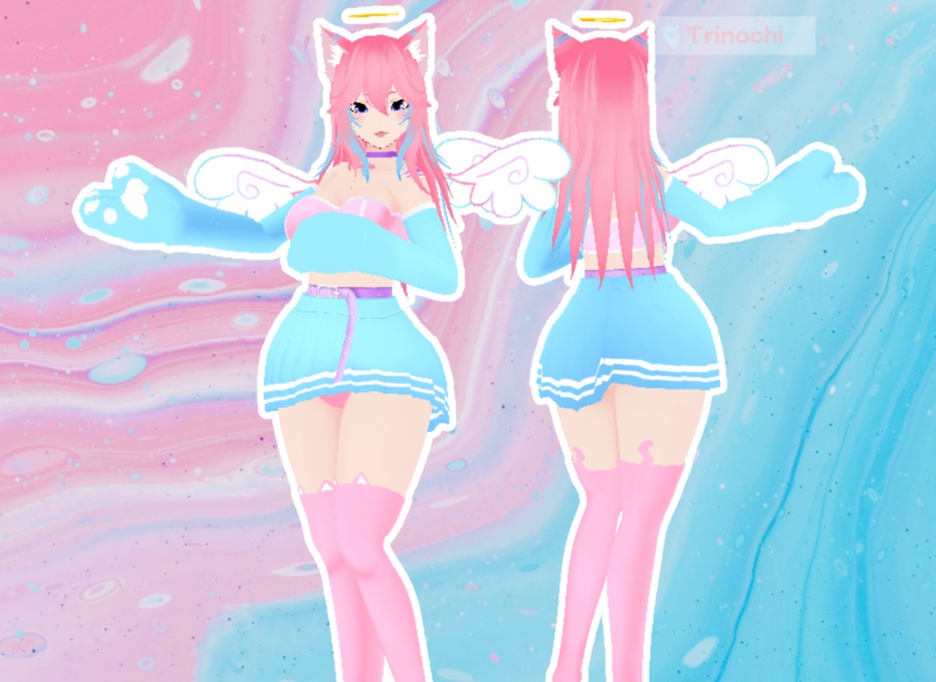 【VRoid】Neko Angel Bundle
