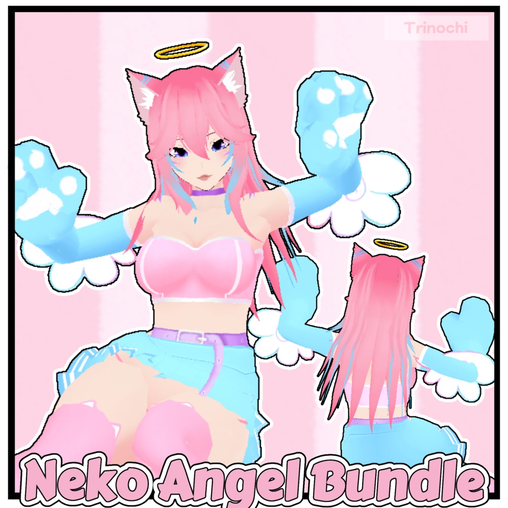 【VRoid】Neko Angel Bundle