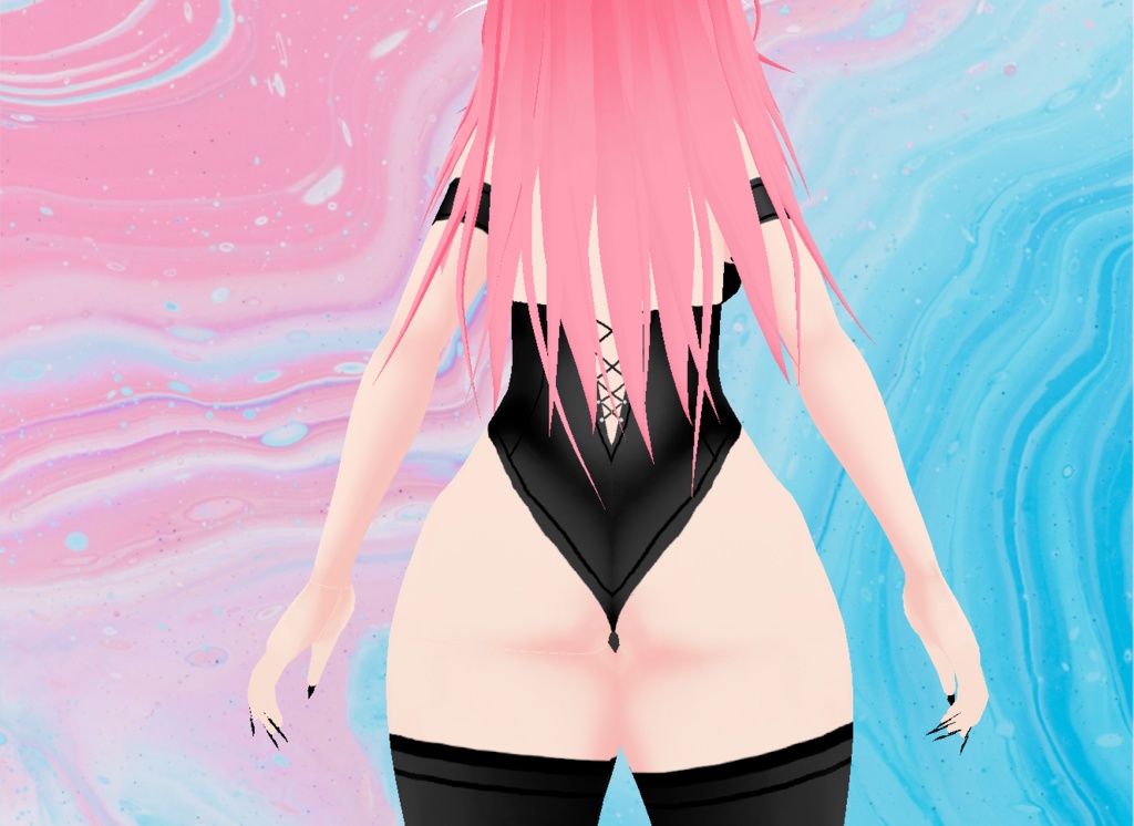 【VRoid】Demon Lingerie Set