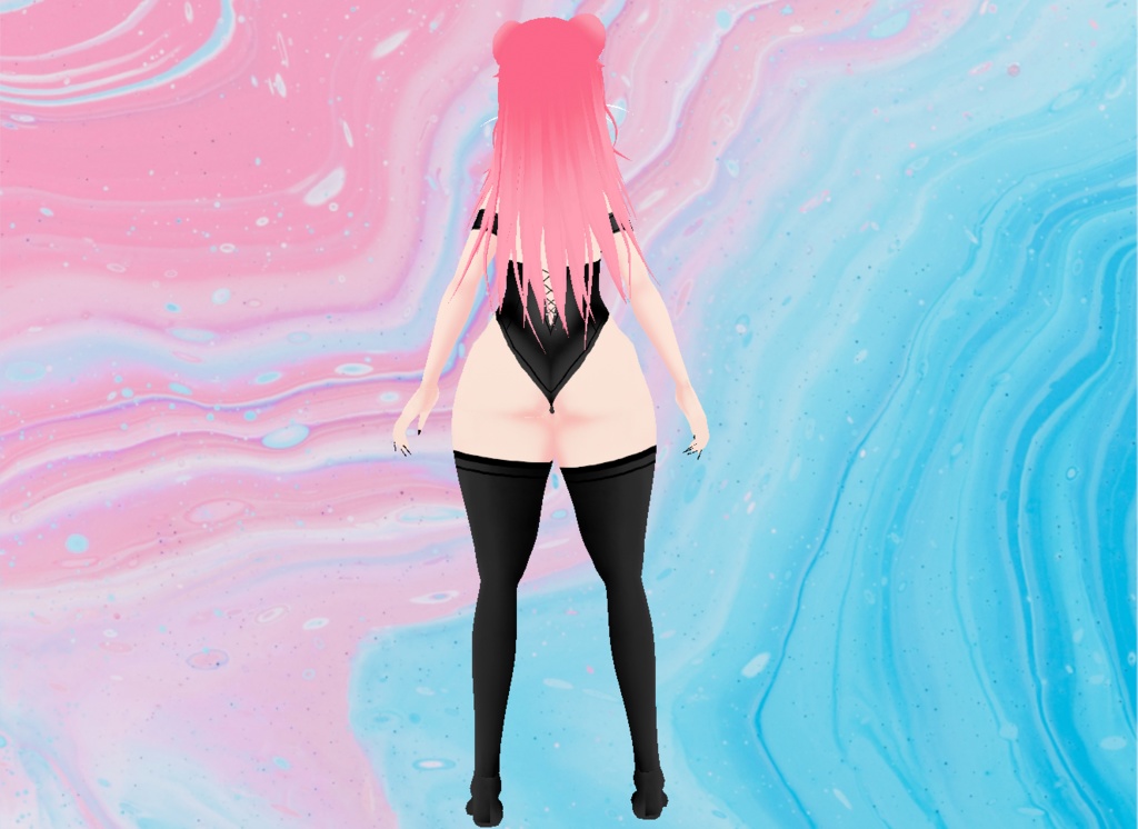 【VRoid】Demon Lingerie Set