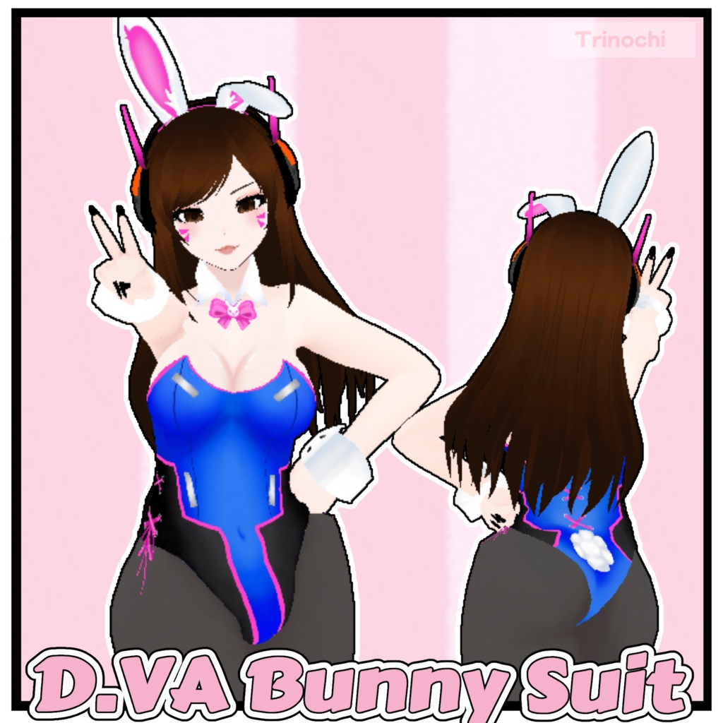 【VRoid】D.VA Bunnygirl Suit w Ears