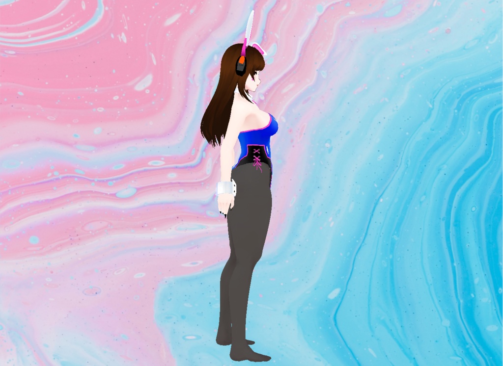 【VRoid】D.VA Bunnygirl Suit w Ears