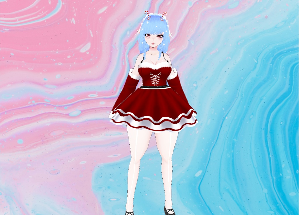 【VRoid】Christmas Dress