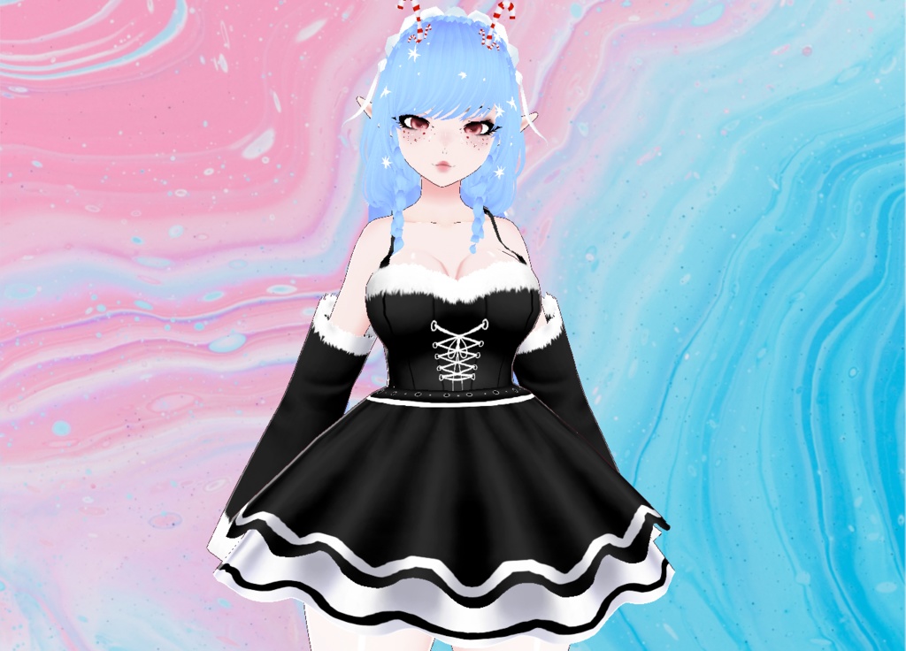 【VRoid】Christmas Dress