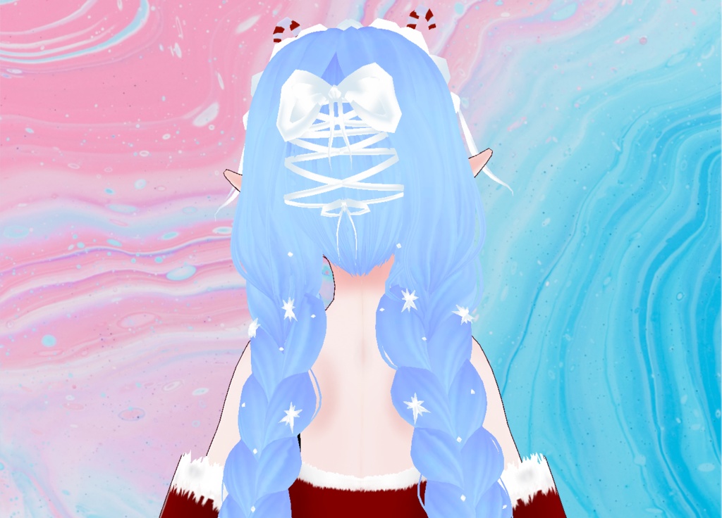 【VRoid】Snowflake Maid Hair