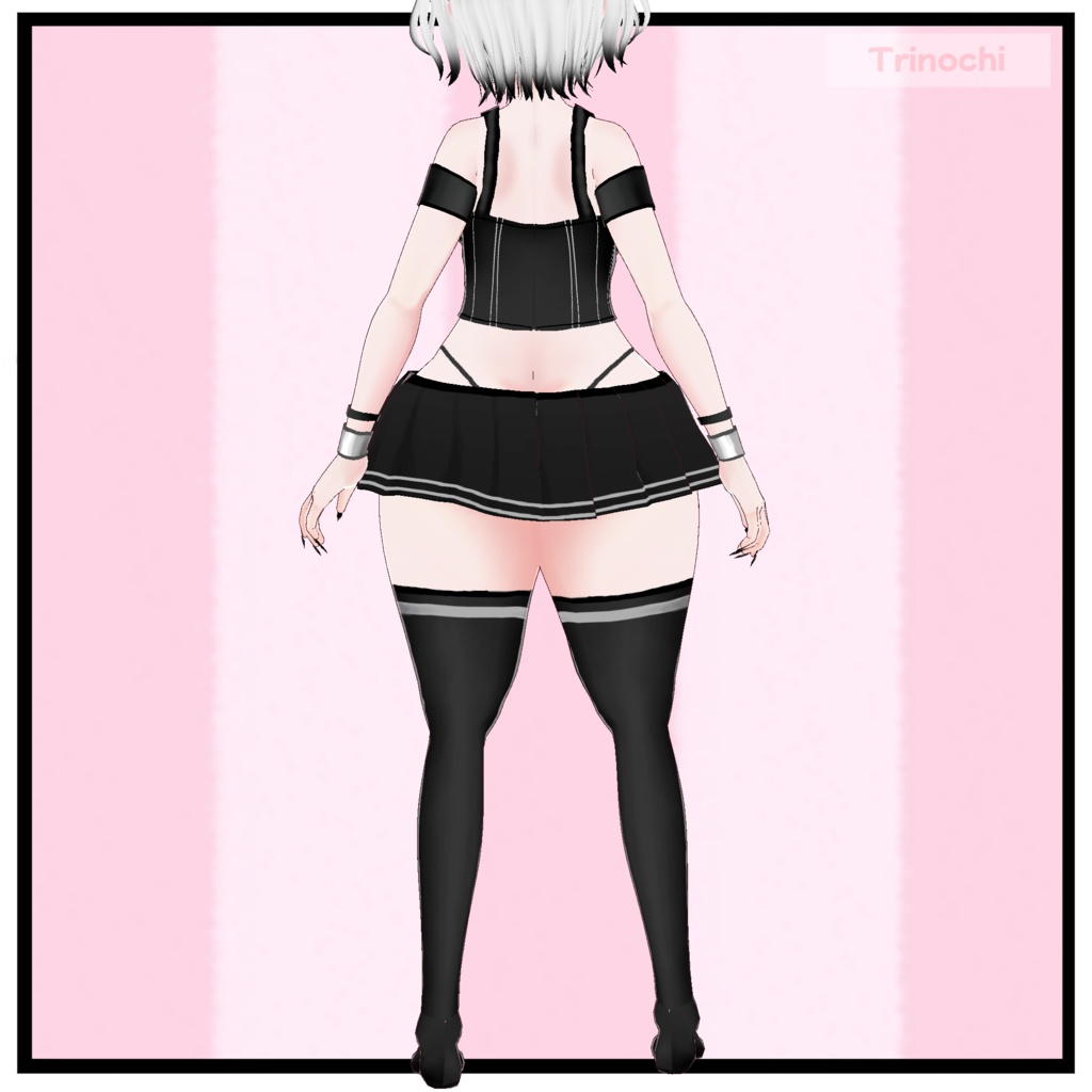 【VRoid】Cute Goth Outfit