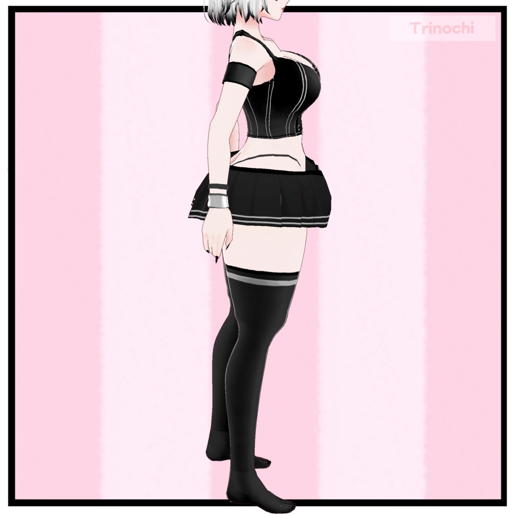 【VRoid】Cute Goth Outfit