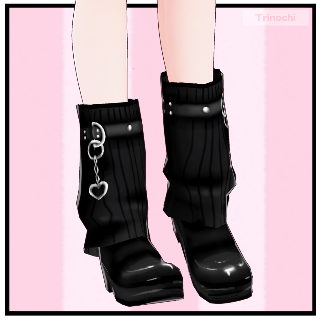 【VRoid】Leg Warmer Boots