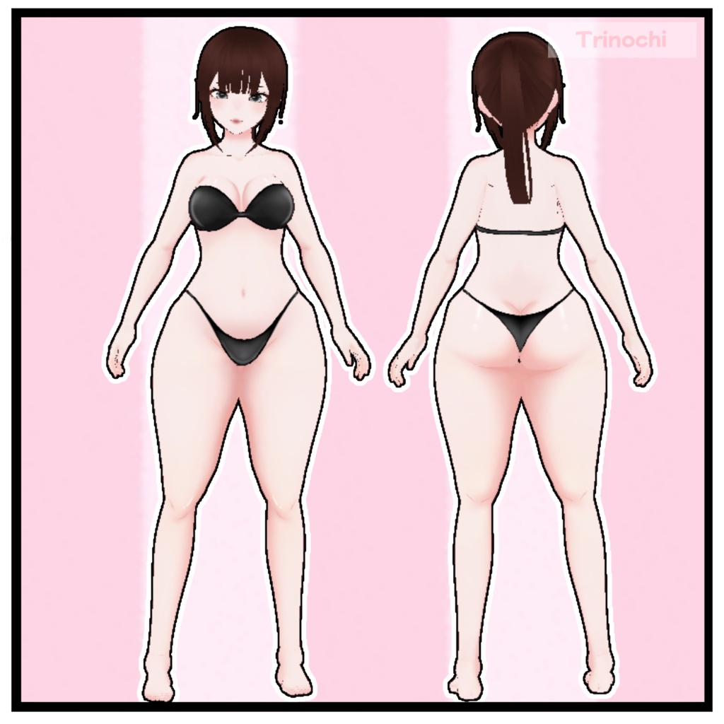 【VRoid】Trinochi Curvy Model Base