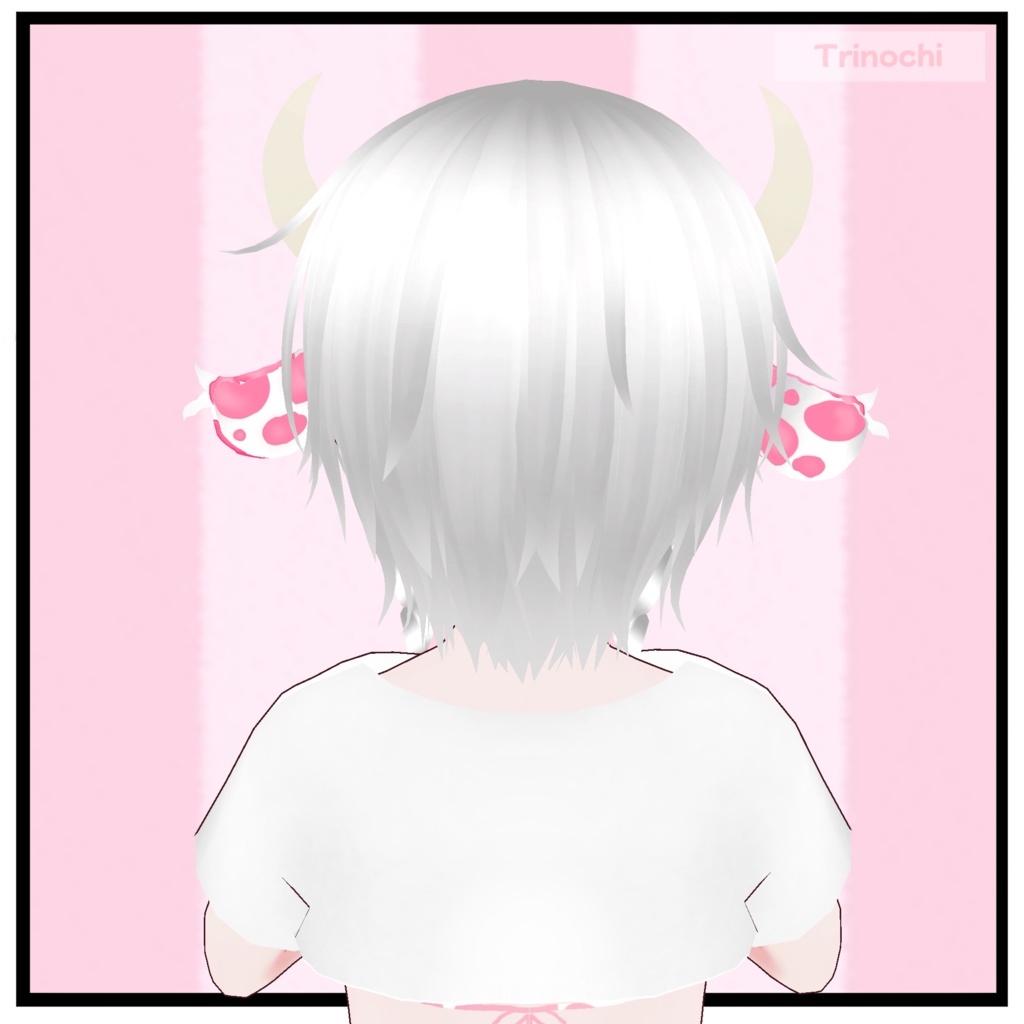【VRoid】Strawberry Cow Ears