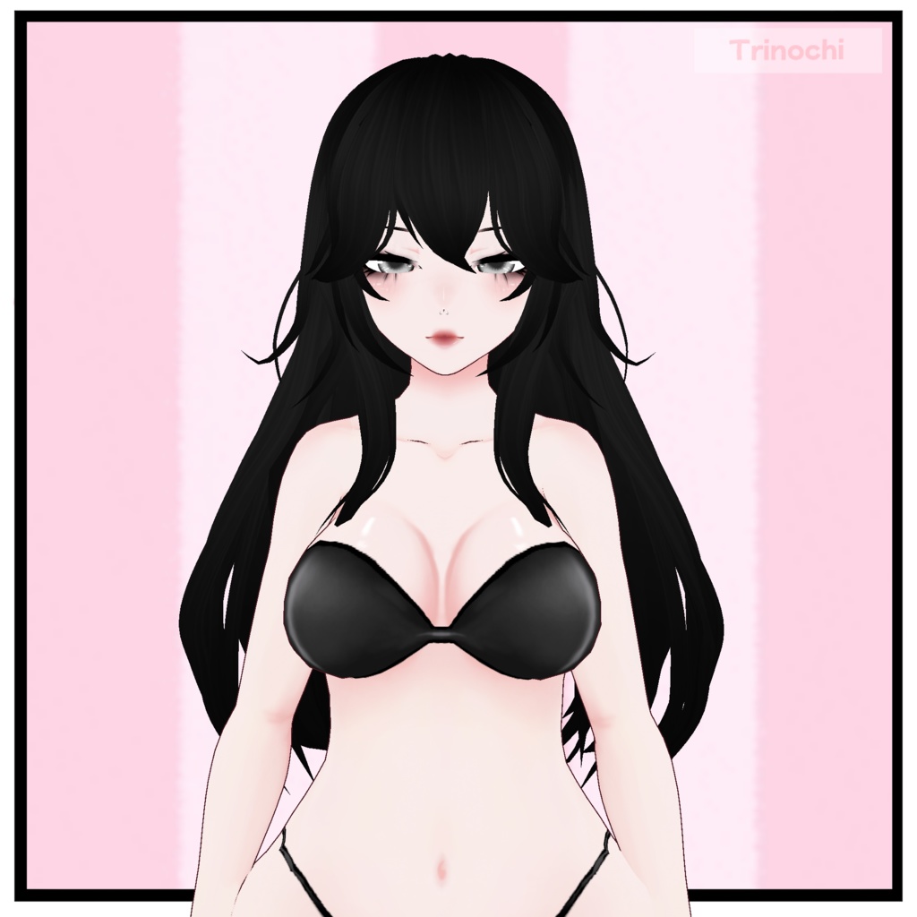 【VRoid】Long Messy Hair