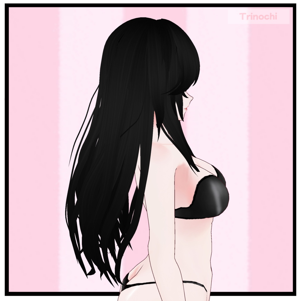 【VRoid】Long Messy Hair