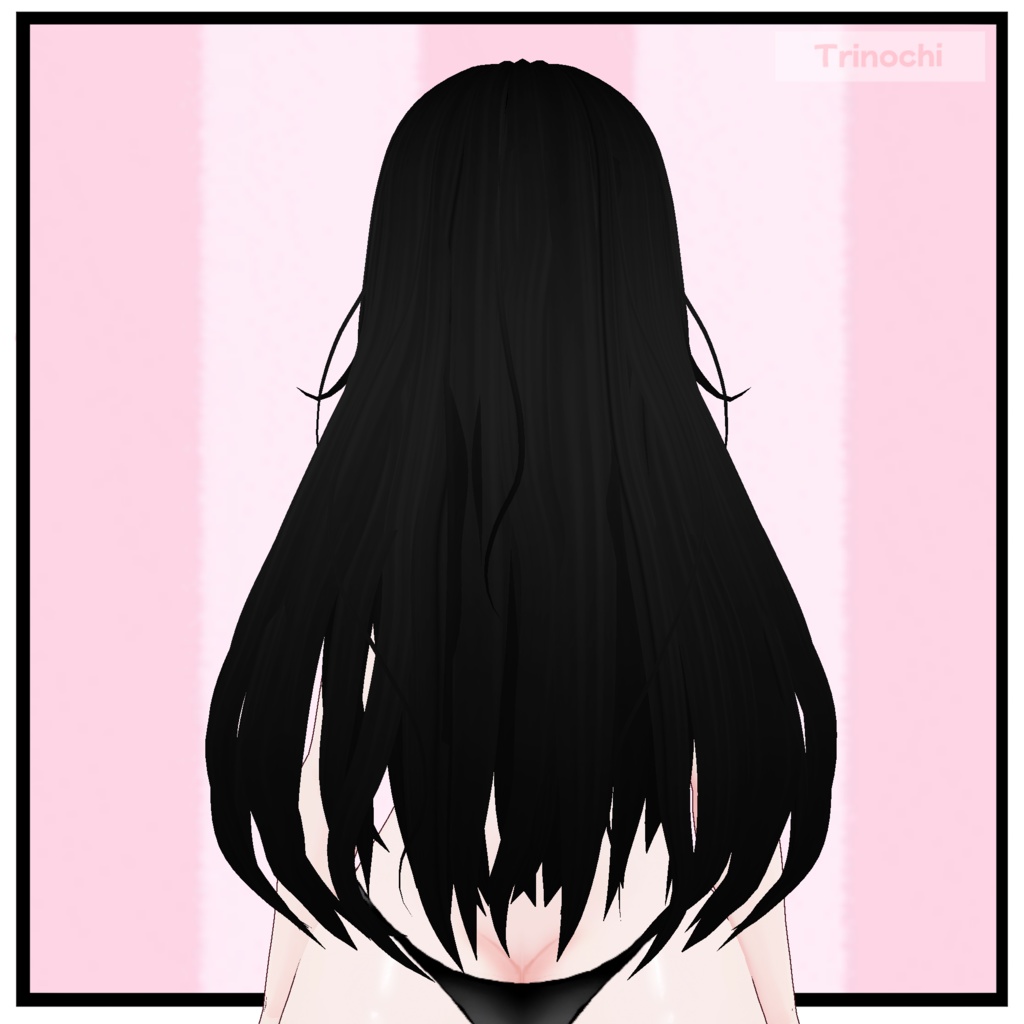 【VRoid】Long Messy Hair
