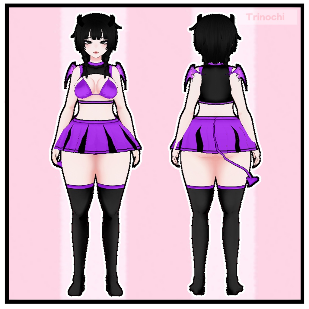 【VRoid】Devil Cheerleader Outfit